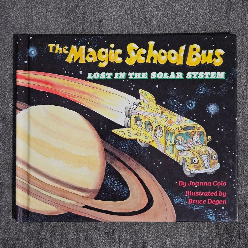 Magic School Bus Lost in the Solar System 1990 Hardcover 1st Print Joanna Cole